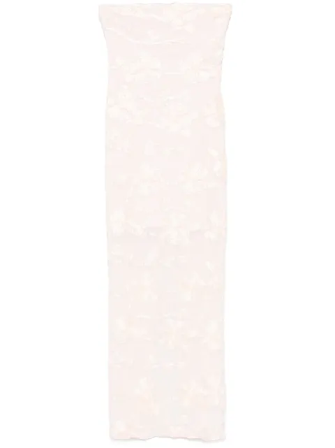 ROTATE BIRGER CHRISTENSEN floral-mesh maxi dress Pink 1136893042