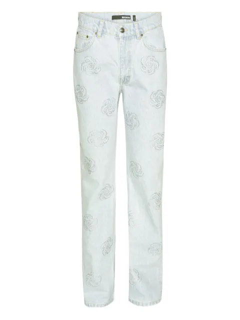 ROTATE BIRGER CHRISTENSEN stud-embellished jeans Blue 1140631468