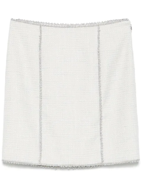 ROTATE BIRGER CHRISTENSEN bouclé mini skirt Neutrals 1136773042