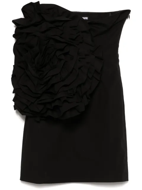 ROTATE BIRGER CHRISTENSEN floral-appliqué mini dress Black 113839100