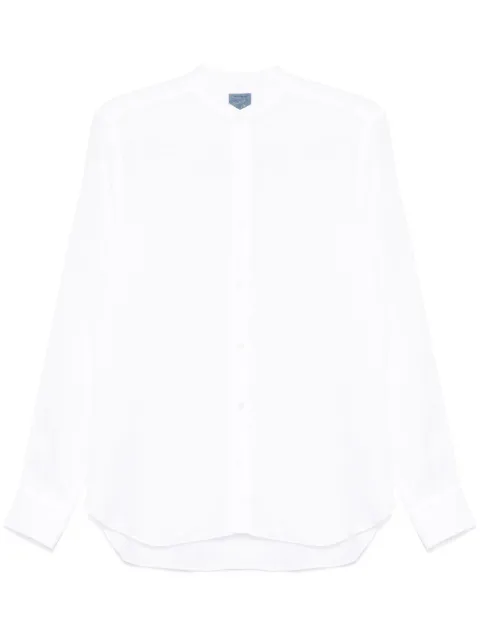Barba linen shirt White LFU78P0147067U