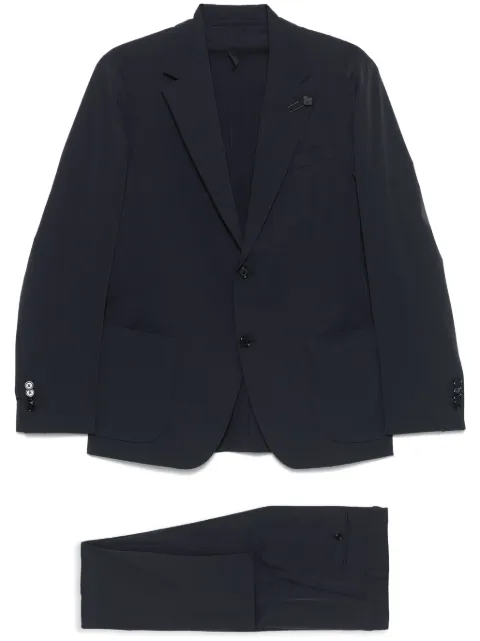 Lardini single-breasted suit Blue ES148E98ESEL64701