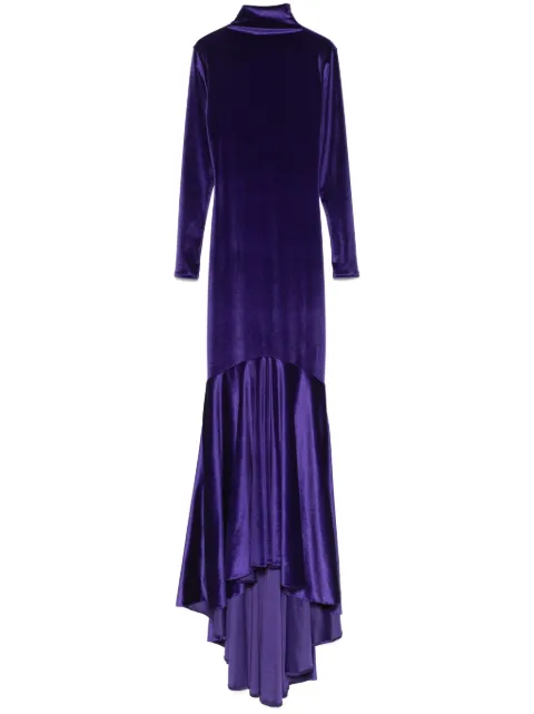 Atu Body Couture velvet mermaid gown Purple AT24062