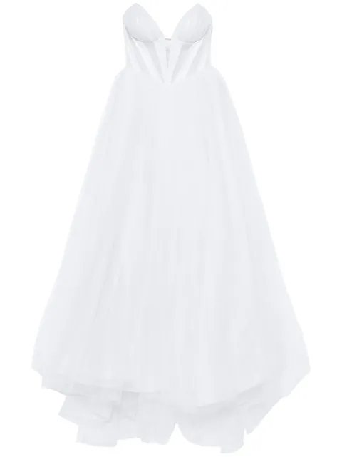 Atu Body Couture corset tulle gown White AT25064
