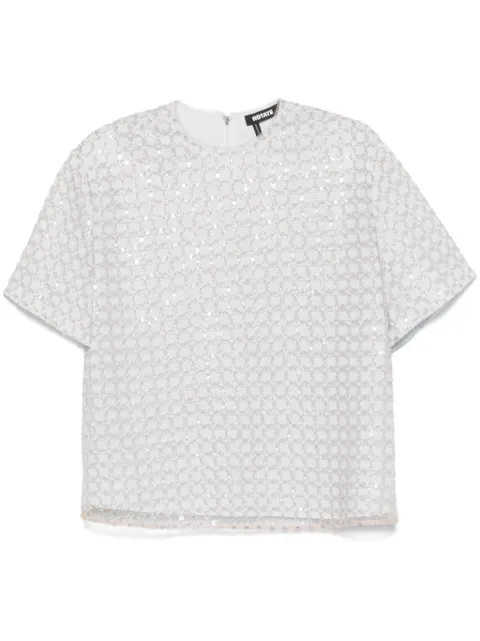 ROTATE BIRGER CHRISTENSEN beaded top Blue 113709800