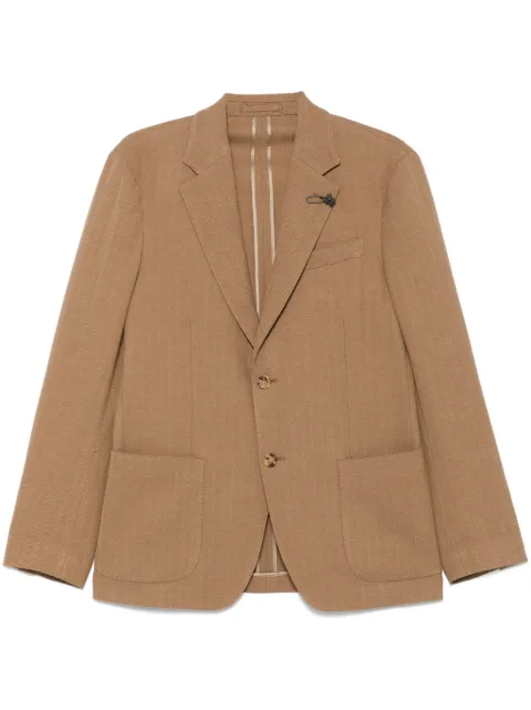 Lardini herringbone blazer Brown ES6202EESIF64512