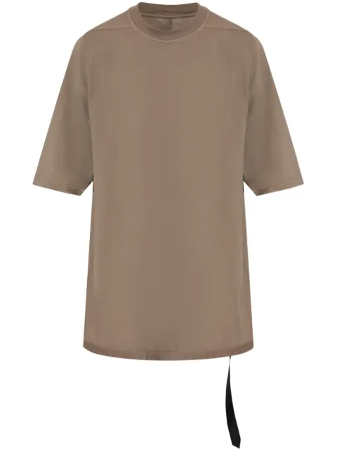 Rick Owens DRKSHDW rear stitch-detailing t-shirt Brown DU01E3274RN
