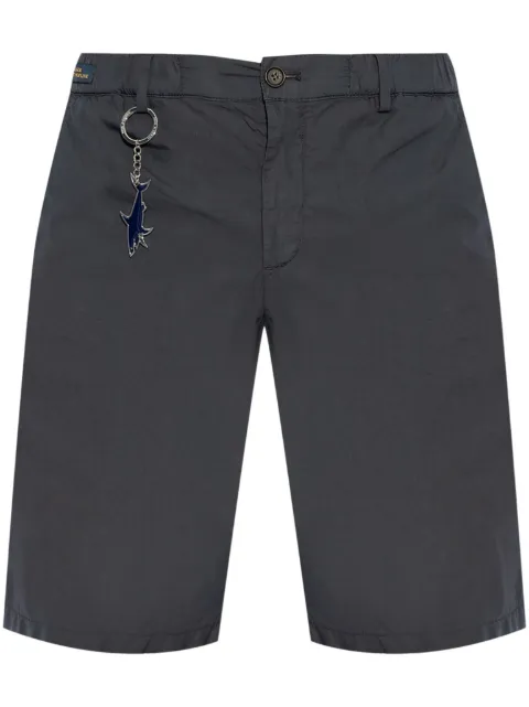 Paul & Shark charm-detail chino shorts Blue 25414026