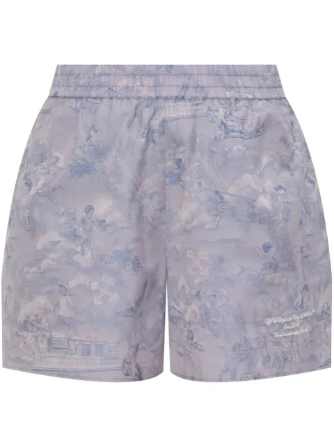 Off-White all-over printed shorts Purple OWCB05DS25FAB0024201