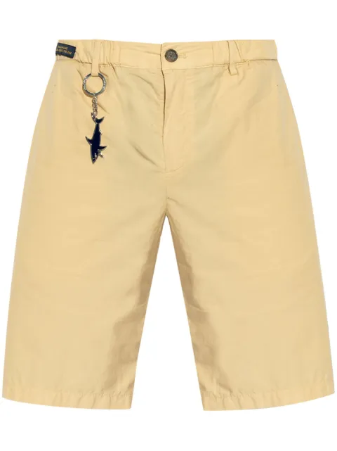 Paul & Shark charm-detail chino shorts Neutrals 25414026