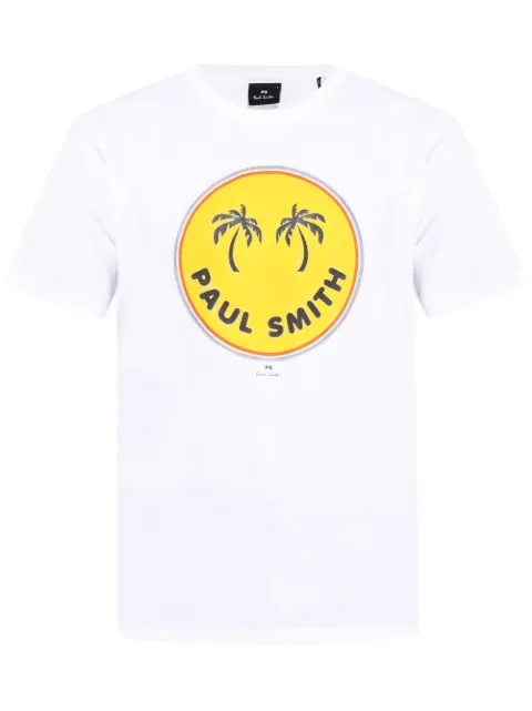 PS Paul Smith logo-print T-shirt White M2R011RPP5133