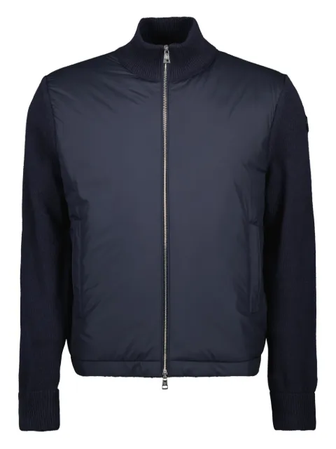 Moncler zip-up padded jacket Blue K10919B00008M4281