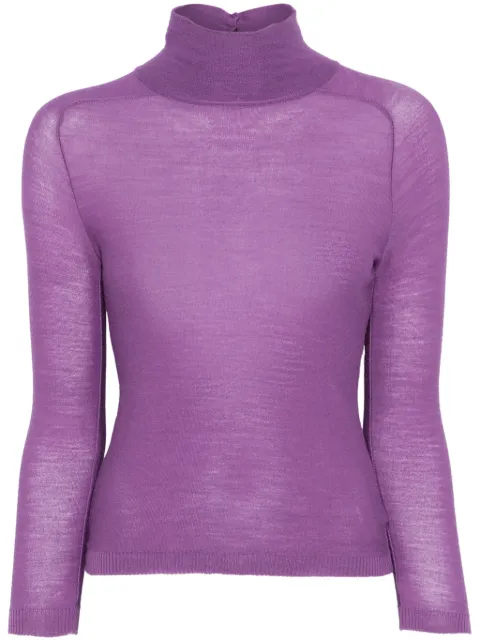Versace Pre-Owned 2000s fine-knit sweater Purple VE250SC
