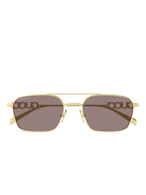 Gucci Eyewear navigator-frame sunglasses Gold GG1804S