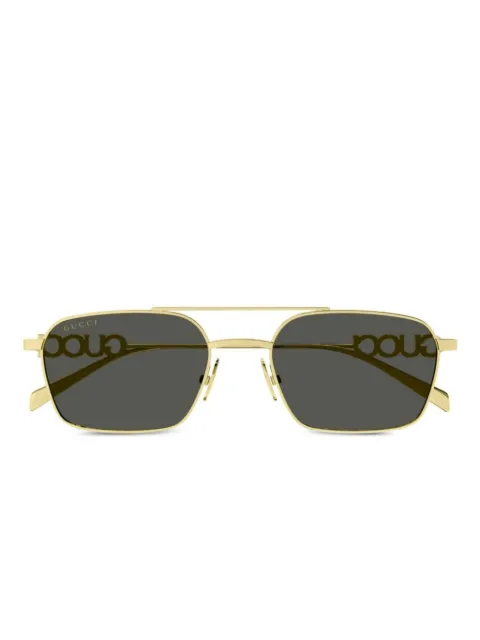 Gucci Eyewear navigator-frame sunglasses Gold GG1804S001