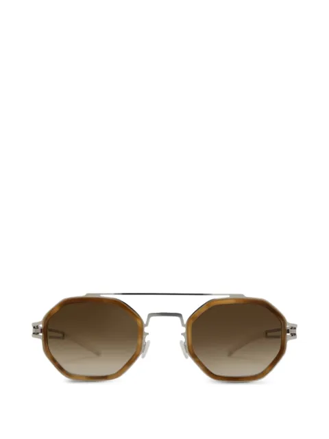Mykita Arturo geometric-frame sunglasses Silver ARTURO