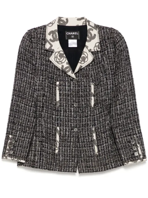 CHANEL Pre-Owned 2006 single breasted jacket Black 06PP28600W03730B3004