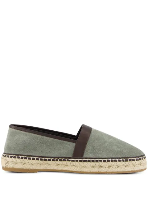 Manolo Blahnik Nerano suede espadrilles Green 1252941