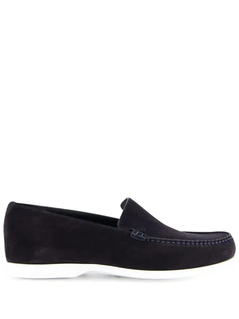 Manolo Blahnik Monaco suede loafers Blue 3242897