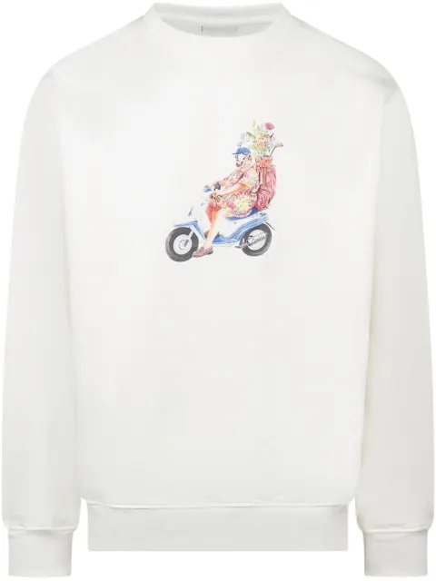 Drôle De Monsieur Le Golfeur sweatshirt White GSW162CO127