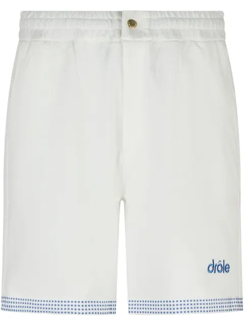 Drôle De Monsieur cotton shorts White GBS159CO162