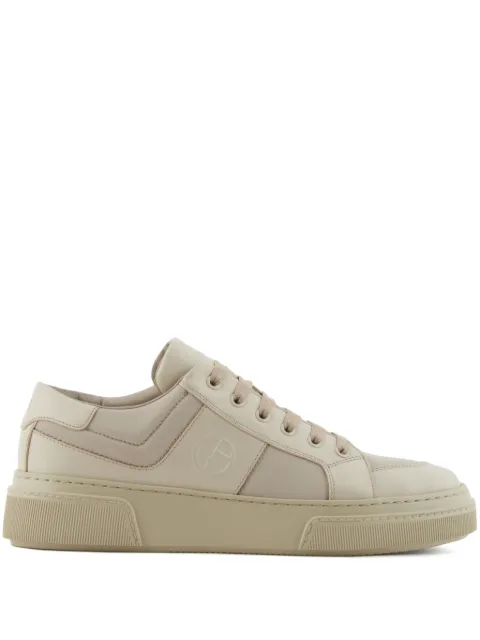 Giorgio Armani panelled sneakers Neutrals X2X172XN152