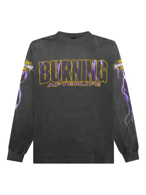 SAINT MXXXXXX crewneck long-sleeve sweater Black SMS230000029