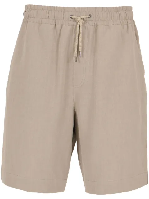 Giorgio Armani linen bermuda shorts Neutrals GM001626TE10954