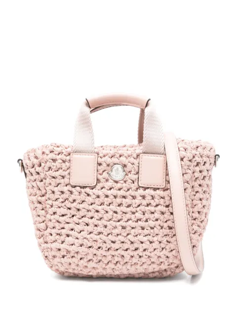 Moncler mini Caradoc tote bag Pink K109B5L00002M6271