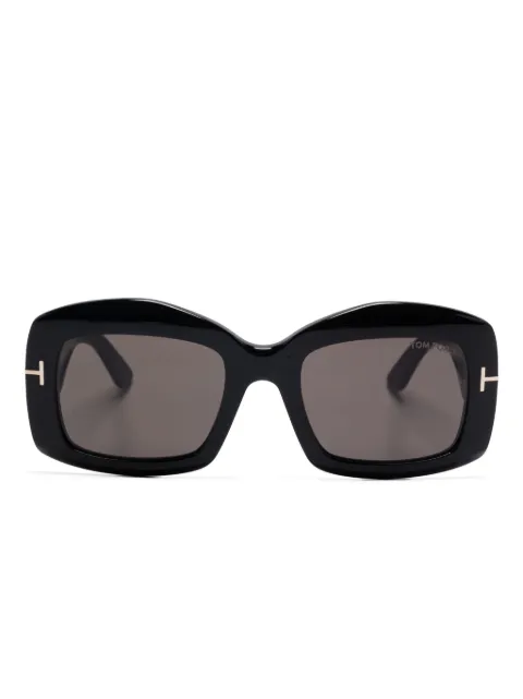 TOM FORD Venetia square-frame sunglasses Black FT1218