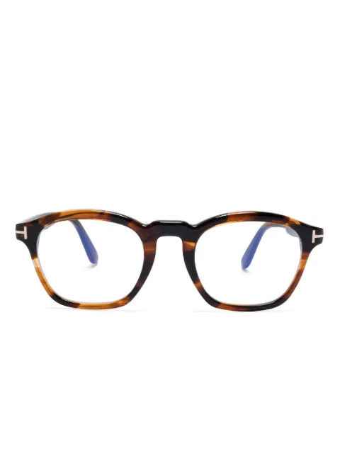 TOM FORD Eyewear square-frame glasses Brown FT6033B