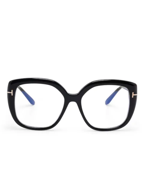 TOM FORD Eyewear butterfly-frame glasses Black FT6043B
