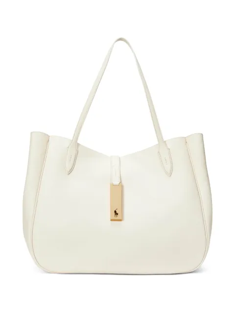 Polo Ralph Lauren large Polo ID tote bag Neutrals 428935220005