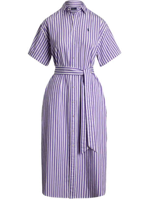 Polo Ralph Lauren striped shirtdress Purple 211959911002