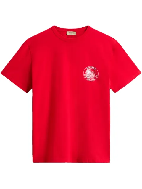 Woolrich logo-print T-shirt Red CFWOTE0148MRUT2926
