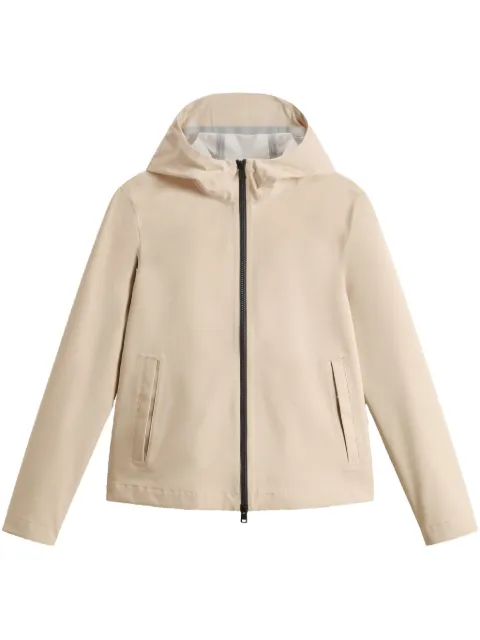 Woolrich hooded jacket Neutrals CFWWOU1139FRUT3342