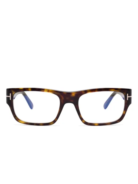 TOM FORD Eyewear rectangle-frame glasses Brown FT6034B
