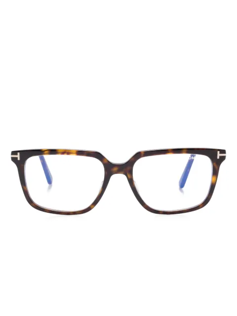 TOM FORD Eyewear square-frame glasses Brown FT6039B