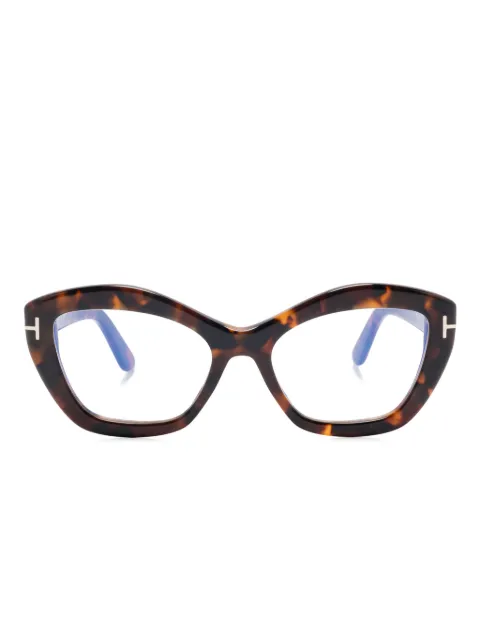 TOM FORD Eyewear cat-eye glasses Brown TF6044B