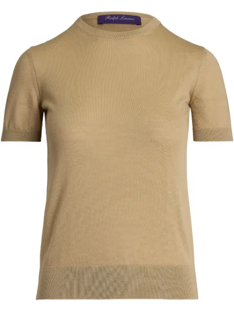 Ralph Lauren Collection cashmere T-shirt Brown 290963082001