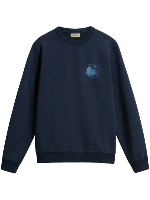 Woolrich graphic-print t-sweatshirt Blue CFWOSW0268MRUT4025