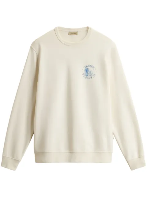 Woolrich graphic-print sweatshirt Neutrals CFWOSW0268MR