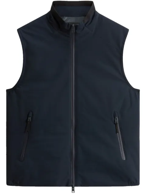 Woolrich zip-up high-neck gilet Neutrals CFWOOU1158MRUT4018