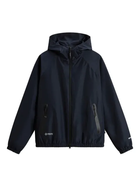 Woolrich hooded windbreaker jacket Blue CFWOOU1183MRUT4045