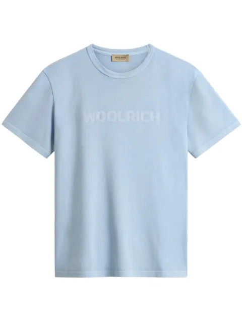 Woolrich Garment Dyed T-shirt Blue WOTE0146MRUT3708