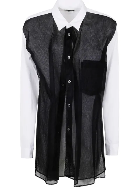 Comme des Garçons Homme Plus layered short White POB009