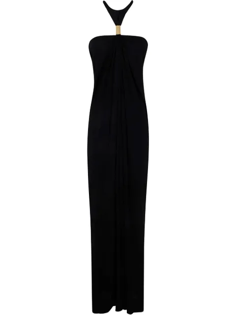 TOM FORD halterneck midi dress Black ABJ823JEX131