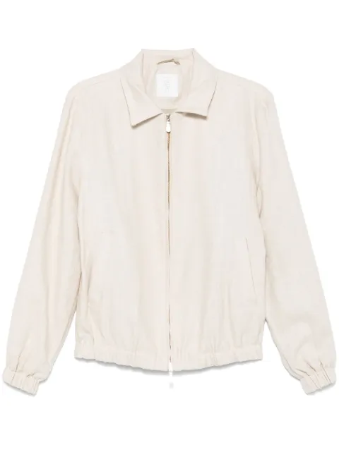 Eleventy linen jacket Neutrals K75GBTK23TES0K031