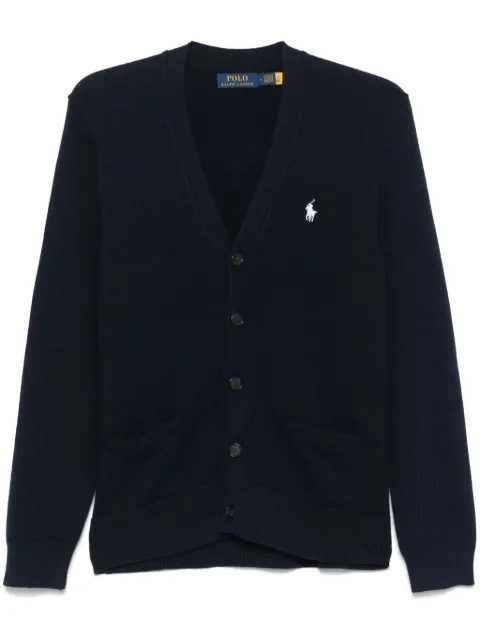 Polo Ralph Lauren Polo Pony-embroidered cardigan Blue 710961170001
