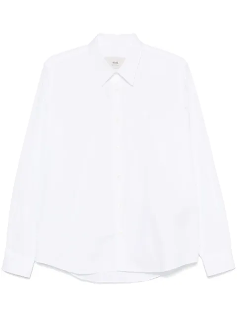 AMI Paris cotton shirt White E25BFHSH061CO0097